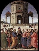 Pietro Perugino Marriage of the Virgin oil painting